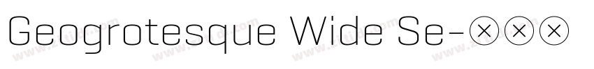 Geogrotesque Wide Se字体转换